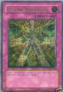 Yugioh! LP Psychic Overload - TDGS-EN070 - Ultimate Rare - 1st Edition Lightly P - Image 1