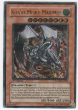 Yugioh! LP Koa'ki Meiru Maximus - SOVR-EN081 - Ultimate Rare - Unlimited Edition - Image 1