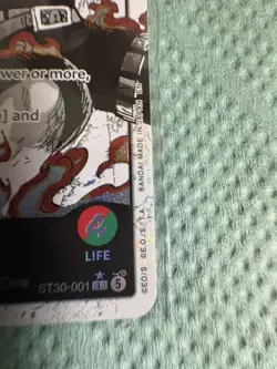 One Peice TCG St30 ST30-001 Luffy ace Alt Art Leader One Piece Card English - Image 2