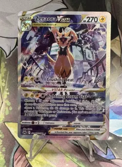 Zeraora VSTAR GG43/GG70 Holo Crown Zenith Galarian Gallery Pokemon Card - Image 1