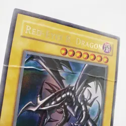 Yu Gi Oh! Red-Eyes B. Dragon Ultra Rare 1st Edition Card SDJ-001 Damaged 1996 - Image 4