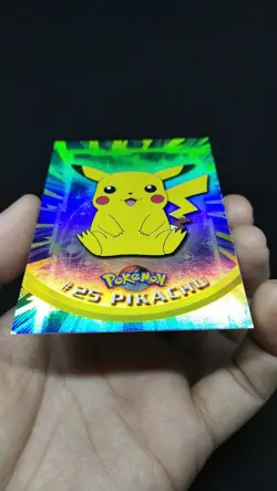 Pokemon Card - PIKACHU #25 - RAINBOW FOIL (1ST PRINTING) TOPPS TV (BLUE) - SR. 1 - Image 4