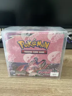 Pokemon Sword Shield Fusion Strike Booster Box With Plastic Case - Image 1