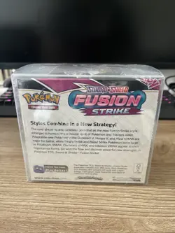 Pokemon Sword Shield Fusion Strike Booster Box With Plastic Case - Image 3