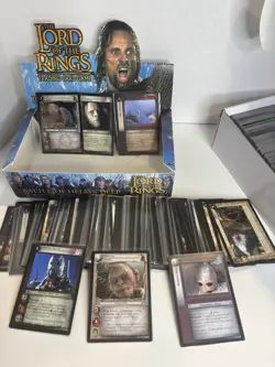 Decipher LOTR TCG Battle of Helm's Deep Mixed Card Lot w/ Storage Box - Image 3