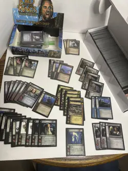 Decipher LOTR TCG Battle of Helm's Deep Mixed Card Lot w/ Storage Box - Image 5