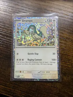 Pokemon TCG Drampa Full Art Holo Card 015/015 - Image 1