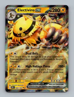 Electivire ex 069/182 Double Rare Destined Rivals Pokemon Card Near Mint - Image 3