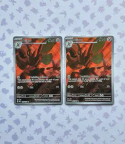 Pokemon TCG Scizor 205/197 SV03: Obsidian Flames IR X2 Cards - Image 1