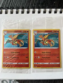 Pokemon TCG Special Delivery Charizard SWSH075 Black Star Promo Holo Card Sealed - Image 1
