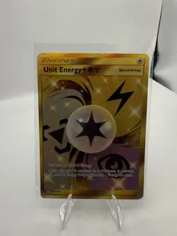 Pokemon Unit Energy Holo Special Energy Trading Card 171/156 - Image 1
