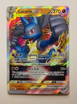 Lucario VSTAR SWSH214 SWSH: Sword & Shield Promo Cards Holofoil NM - Image 1