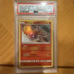 COLLECTABLE Pokemon PSA 9 S&M Blk Star Promo Shining Legends Shining Ho-Oh SM70 - Image 1