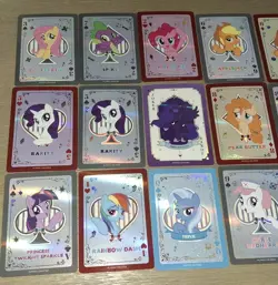 Kayou My Little Pony "PLAYING CARDS" SSR Moon 1 English Mixed 15 Card Lot - Image 2