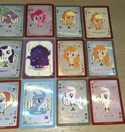 Kayou My Little Pony "PLAYING CARDS" SSR Moon 1 English Mixed 15 Card Lot - Image 3