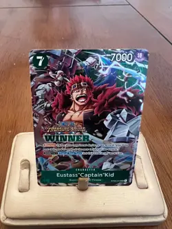 One Piece Winner Card Eustass "Captain" Kid ST02-013 SR Foil - Image 1