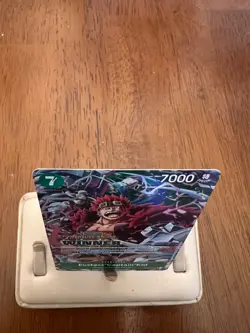 One Piece Winner Card Eustass "Captain" Kid ST02-013 SR Foil - Image 2