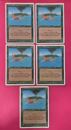 MTG • Birds of Paradise • MP • Fourth Edition 4ED • Green Mana Ramp Magic Card - Image 2