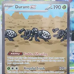 Durant ex 236/191 Special Illustration Rare Surging Sparks Pokemon Holo NM - Image 4
