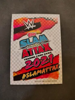 WWE Alexa Bliss Slam Attax 2021 Topps Let Me In Firefly Fun house Holo Card Lp - Image 4