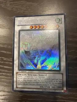 Stardust Dragon (Ghost) TDGS-EN040 The Duelist Genesis 1st Edition - Image 1