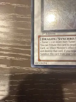 Stardust Dragon (Ghost) TDGS-EN040 The Duelist Genesis 1st Edition - Image 3