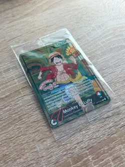One Piece TCG – Monkey D. Luffy OP13-001 – Musee Grevin Paris Exclusive - Image 2
