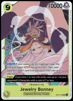 One Piece CCG The Future Island Jewelry Bonney OP13-108 - Image 1