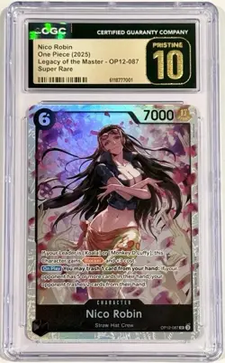 2025 One Piece Nico Robin OP12-087 SR Legacy The Master CGC 10 Pristine English - Image 1