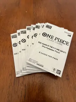 One Piece 500 Years In The Future OP-07 Pre release Pack Lot of 16 - Image 1