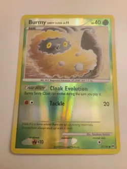 Pokemon TGC 2009 Arceus Burmy Sandy Cloak 57/99 Reverse Holo Common in Near Mint - Image 2