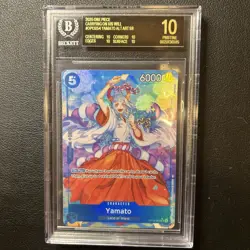 Yamato ALT ART SR OP13-054 Carrying On His Will Foil BGS BLACK LABEL 10 - Image 3