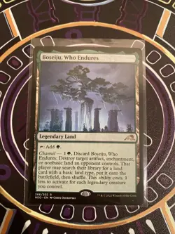 MTG Boseiju, Who Endures Kamigawa: Neon Dynasty 266/302 Regular Rare - Image 1