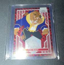 Topps Chrome Disney 100 Beast #52 Parallel/28 Trading Card 2023 - Image 1