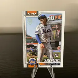 2026 Topps Complete Set Carson Benge #699 SP Mets Rookie Card - Image 1