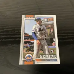 2026 Topps Complete Set Carson Benge #699 SP Mets Rookie Card - Image 3