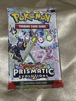 Pokemon Prismatic Evolutions Booster Pack - 10 Cards/Pack - Random Art - SEALED - Image 1
