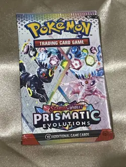 Pokemon Prismatic Evolutions Booster Pack - 10 Cards/Pack - Random Art - SEALED - Image 5