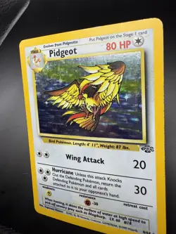 1999 Pokemon Jungle Set Pidgeot 8/64 Holo Rare NM-LP+ - Image 2