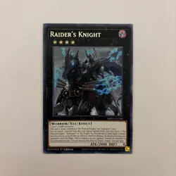 YuGiOh! Raider’s Knight - Rare 1st Edition NM - MP21-EN190 - Image 1