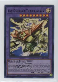SR - Gate Guardian of Thunder and Wind 1st Ed. YuGiOh Maze Memories #MAZE-EN004 - Image 1
