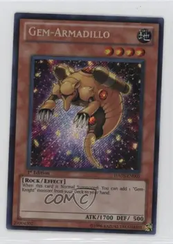 SCR - Gem-Armadillo 1st Ed. YuGiOh Hidden Arsenal 5: Steelswarm Invasion - Image 1