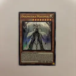YuGiOh! Dogmatika Maximus - Ultra Rare 1st Edition NM - BLMM-EN129 - Image 1