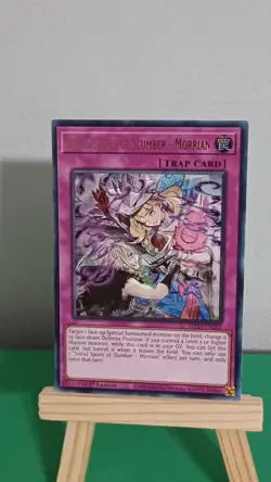 2025 Yugioh Sinful Spoils Of Slumber - Morrian Trap Card MP25-EN202 Ultra Rare - Image 1