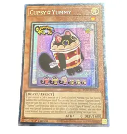 (CR) Cupsie ⭐ Yummy COLLECTOR RARE Justice Hunters English Yugioh JUSH - Image 1