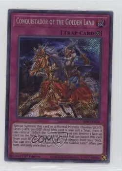 Conquistador of the Golden Land 1st Ed. YuGiOh Secret Slayers #SESL-EN034 - Image 1