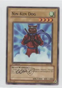 Nin-Ken Dog 1st Ed. YuGiOh Dark Crisis #DCR-002 2003 READ - Image 1