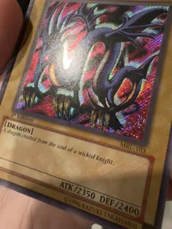 Vintage Yugioh Lot- Dragon Card Lot (9 Cards); Ft. Several Holo Bleeds - Image 3