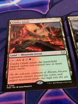 C1707 MAGIC GATHERING MTG MARCH OF MACHINE CANOPY VISTA CINDER GLADE NM RARE - Image 3