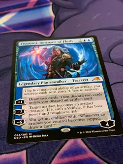 C939 MAGIC GATHERING MTG KAMIGAWA NEON DYNASTY TEZZERET BETRAYER FLESH 084 NM - Image 2